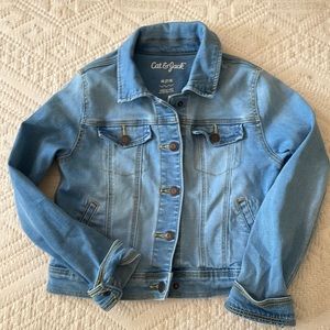 Cat and Jack Girls Denim Jean Jacket Size 7/8